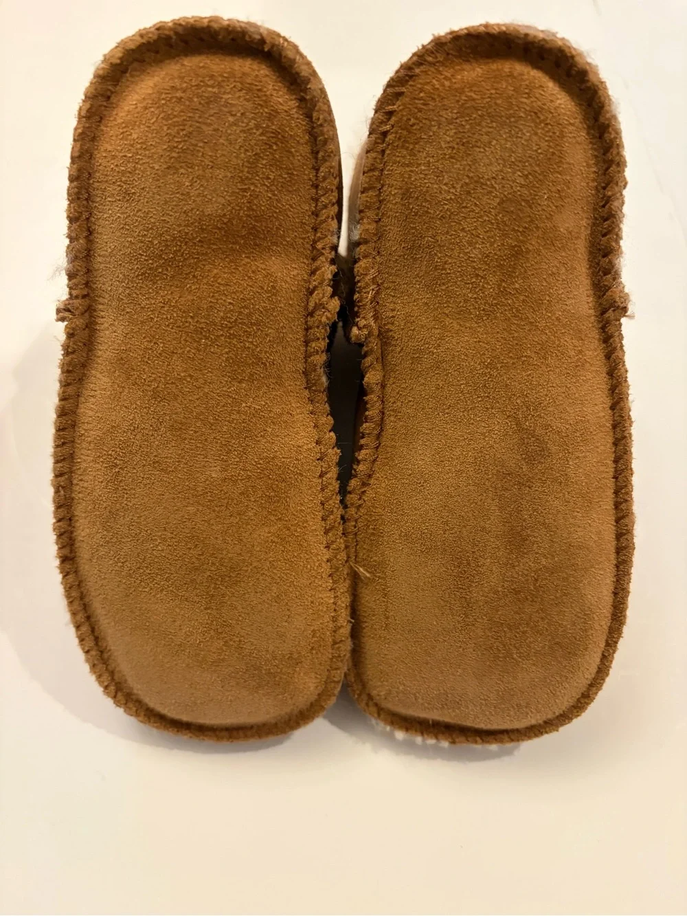 UGG Chestnut Suede Shearling Booties - Toddler / Baby Size Large
